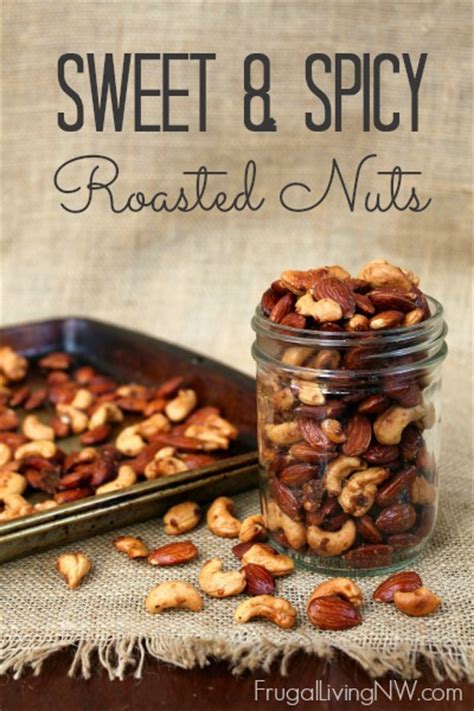 sweet-and-spicy-roasted-nuts-recipe-frugal-living-nw image