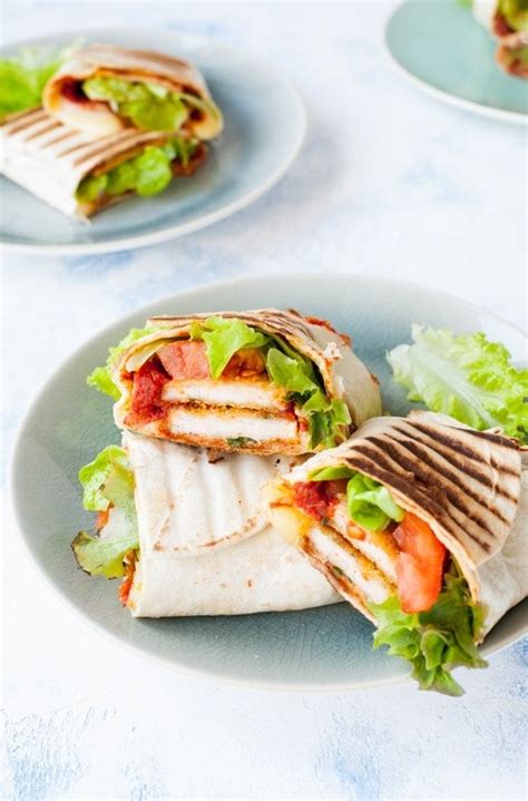 crispy-chicken-wrap-with-spicy-tomato-salsa-everyday image