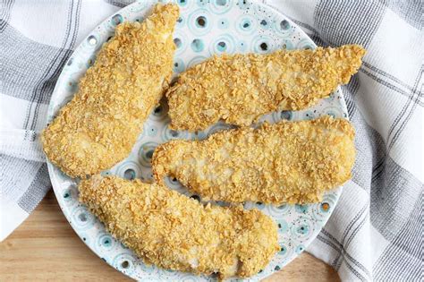 healthy-baked-chicken-tenders-easy-so-crispy image