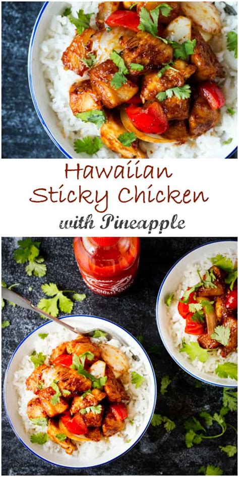 hawaiian-sticky-chicken-with-pineapple-nickys-kitchen image