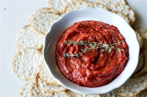 roasted-sweet-red-pepper-spread-recipe-girl image