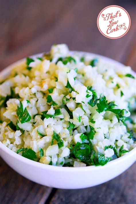 low-carb-garlic-herb-cauliflower-rice image