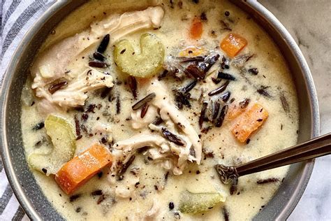 chicken-and-wild-rice-soup-recipe-kitchn image