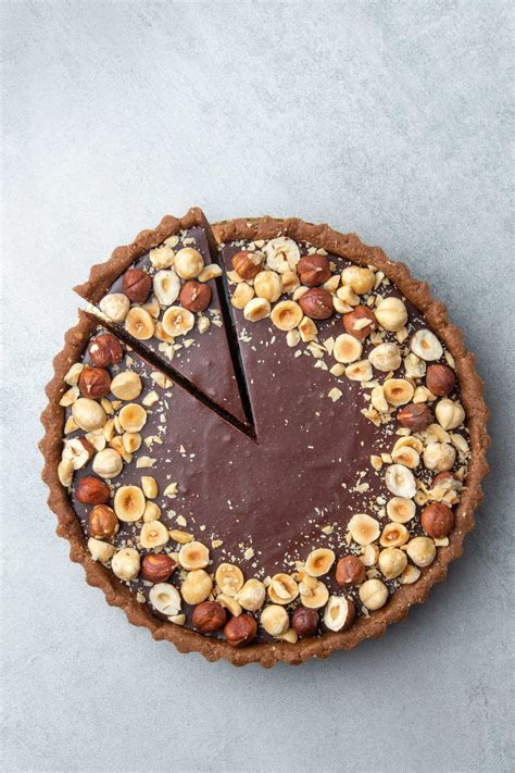 the-ultimate-chocolate-hazelnut-tart-spatula-desserts image