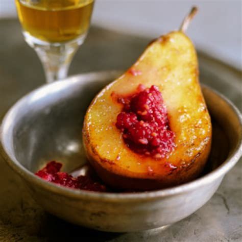 grilled-pears-with-raspberry-grand-marnier-sauce image