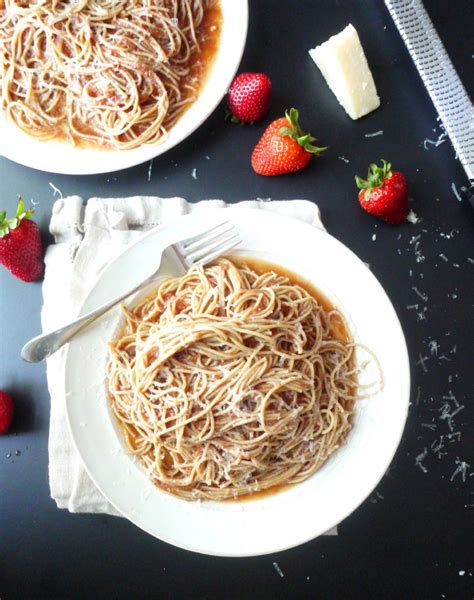 strawberry-pasta-with-pecorino-healthy-recipe-ecstasy image