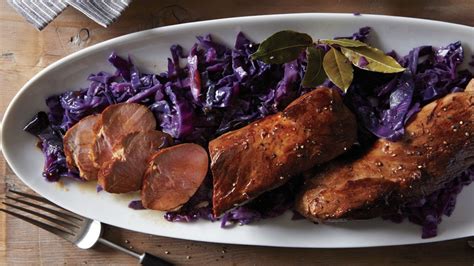 beer-marinated-pork-tenderloin-with-red-cabbage image