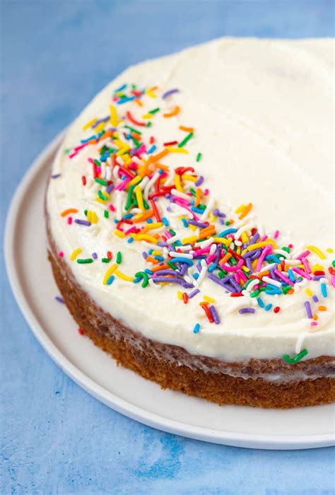 best-vegan-vanilla-cake-no-weird-ingredients image