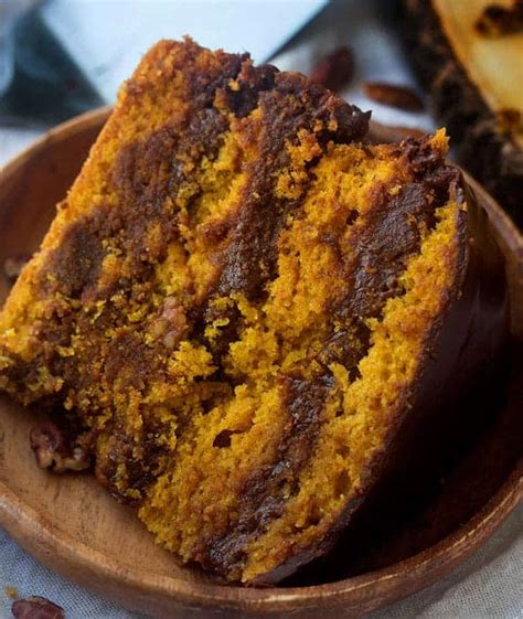 pumpkin-cake-with-chocolate-pecan-frosting-i-am-baker image