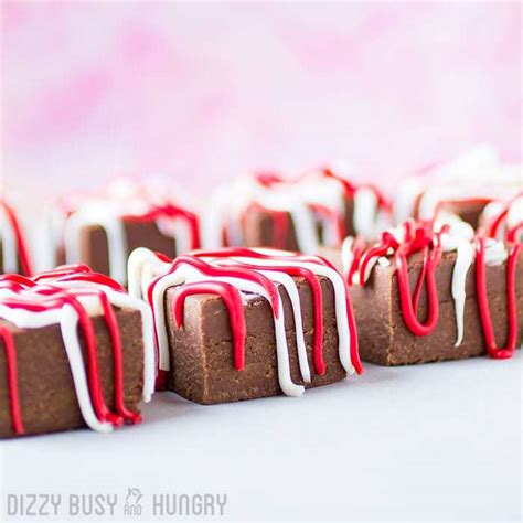 easy-chocolate-raspberry-3-ingredient-fudge-dizzy-busy image