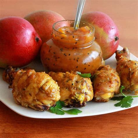 mango-chutney-chicken-recipe-the-daring-gourmet image