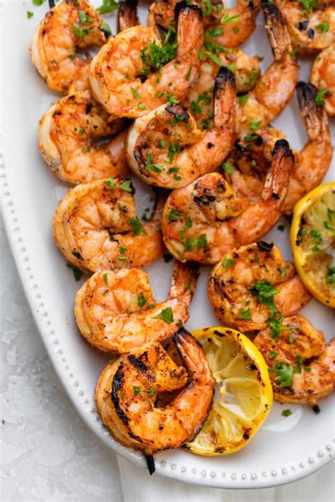 grilled-shrimp-skewers-best-marinade-feelgoodfoodie image
