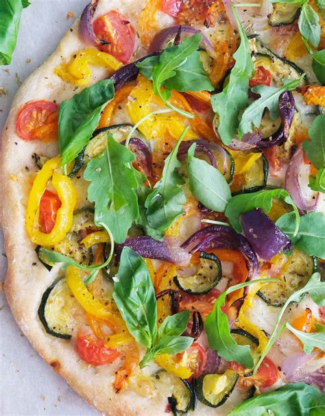 17-yummy-veggie-pizza-recipes-the-clever-meal image