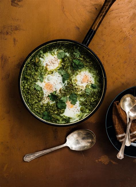 one-pot-cilantro-lime-rice-with-poached-eggs image