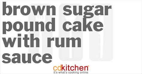 brown-sugar-pound-cake-with-rum-sauce image