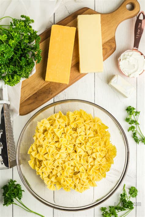 how-to-make-the-cheesiest-bowtie-mac-and-cheese image
