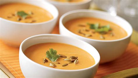 chilled-curried-carrot-soup-recipe-finecooking image