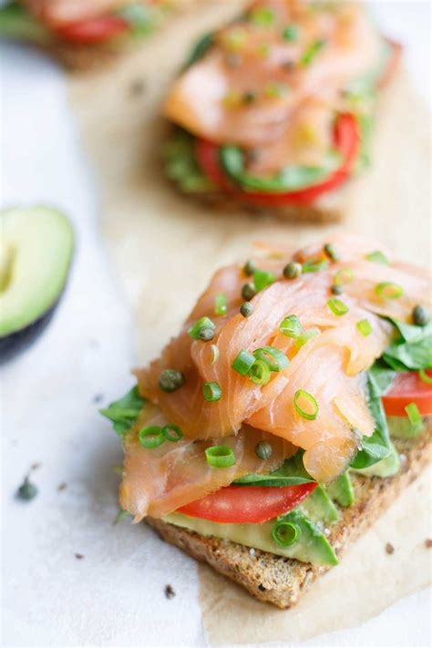 5-minute-healthy-avocado-toast-with-smoked-salmon image