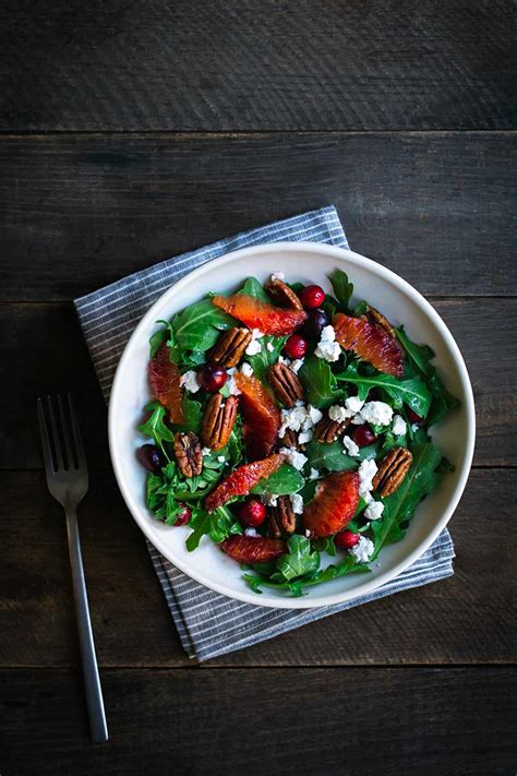 cranberry-orange-pecan-salad-recipe-savory-simple image