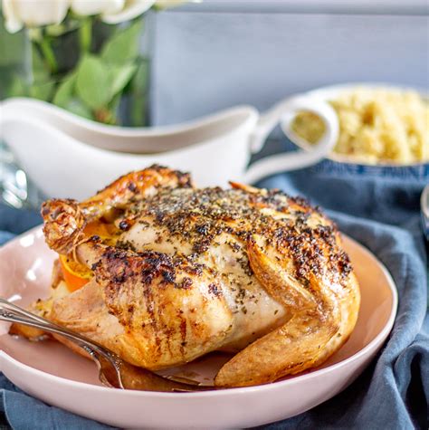 citrus-roast-chicken-recipe-garlic-lemon-roast-chicken image