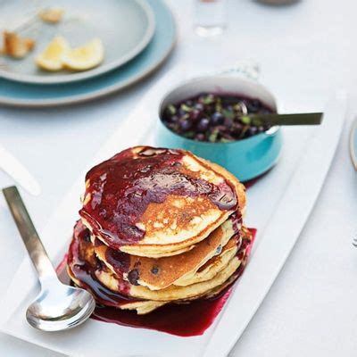 curtis-stones-hotcakes-with-delicious-blueberry-compote image