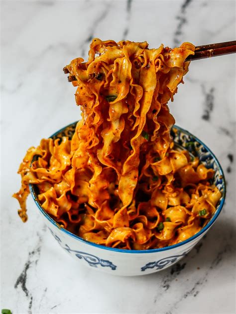 4-minute-spicy-peanut-noodles-with-chili-oil-fried image