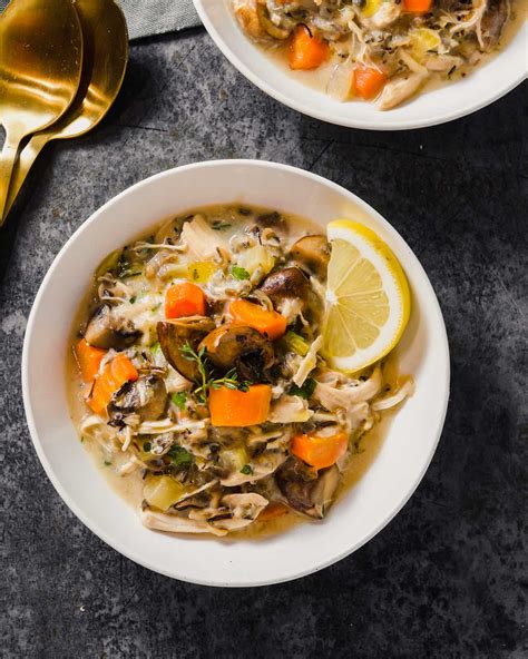 healthy-slow-cooker-turkey-wild-rice-soup-zestful image