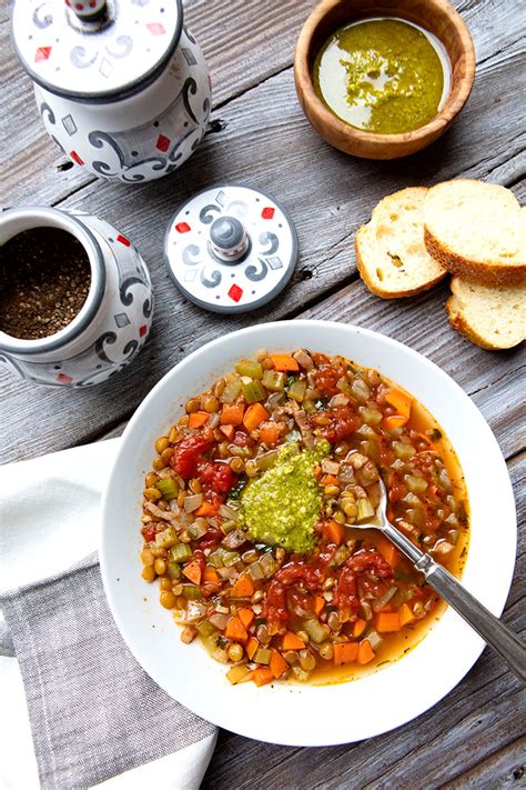 lentil-soup-italian-food-forever image