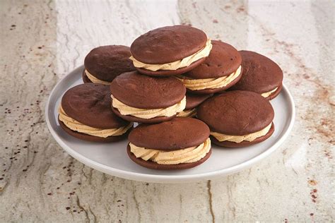 chocolate-peanut-butter-whoopie-pies-canadian-living image