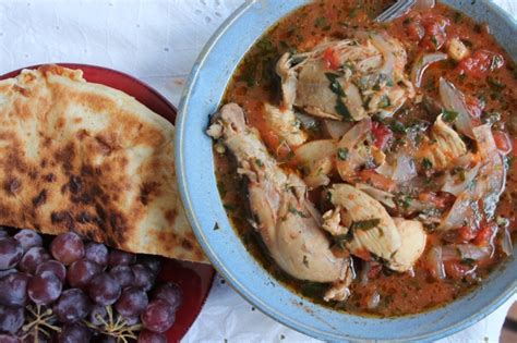 chicken-stew-with-tomatoes-and-herbs-chakhokhbili image