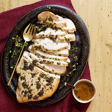 herbed-turkey-breast-with-wine-sauce-healthy image