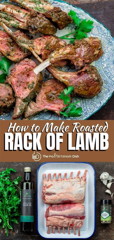 roast-rack-of-lamb-recipe-with-garlic-and-herb-crust image