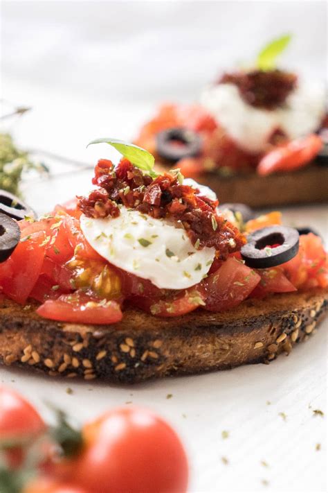 the-perfect-grilled-bruschetta-with-mozzarella-gathering image