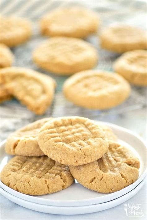 gluten-free-peanut-butter-cookies-what-the-fork image