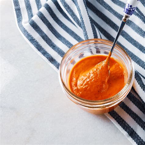 spicy-roasted-red-pepper-sauce-southern-modern image