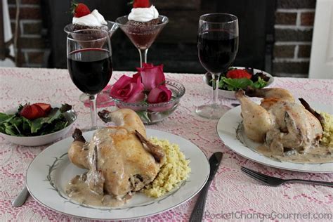 cornish-hens-with-mushroom-sauce-romantic-dinner image
