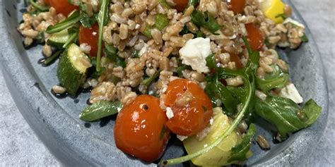 roasted-summer-vegetable-farro-salad-recipe-today image