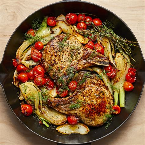 pan-seared-pork-chops-with-roasted-fennel-and image