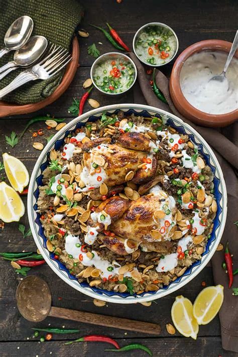 middle-eastern-chicken-and-rice-fattah-foodtasia image