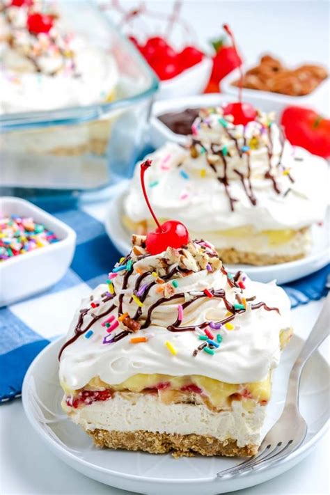 no-bake-banana-split-cake-easy-budget image