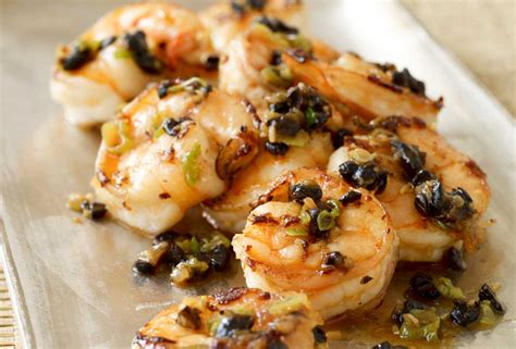 shrimp-with-black-beans-recipe-leites-culinaria image