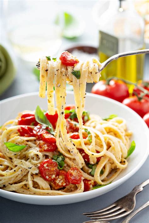 creamy-pasta-with-roasted-cherry-tomatoes-recipe-the image