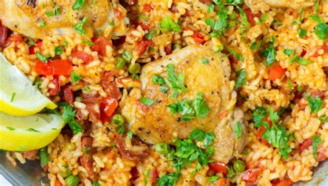 chicken-and-chorizo-paella-on-the-grill-recipe-grilling image