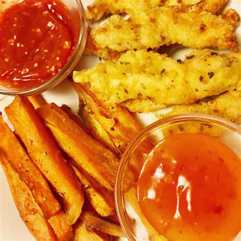 chicken-fingers-and-sweet-potato-fries image