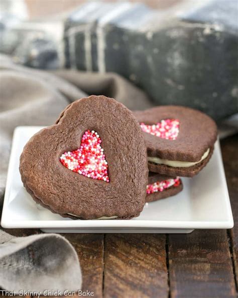 chocolate-heart-sandwich-cookies-that-skinny-chick image