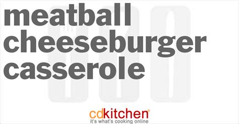 meatball-cheeseburger-casserole image