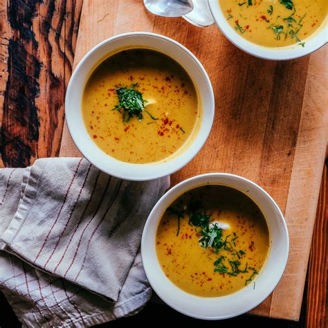 butternut-squash-and-corn-soup-recipe-sunset-magazine image