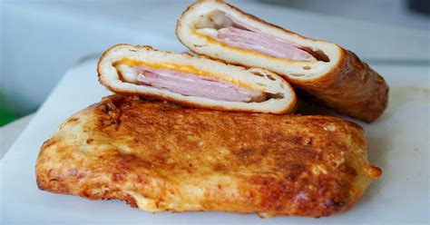 air-fryer-ham-cheese-hot-pockets-with-2-ingredient image