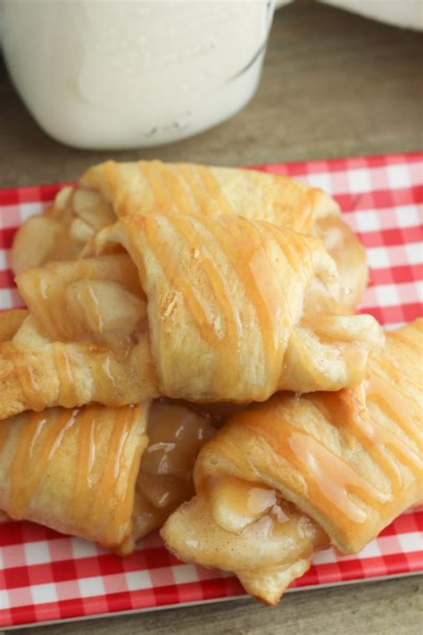 easy-caramel-apple-pie-crescents-recipe-simply-side-dishes image