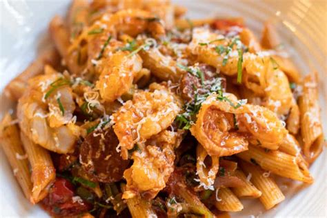 chorizo-and-prawn-pasta-cooking-gorgeous image